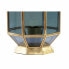 Фото #2 товара Настольная лампа DKD Home Decor Стеклянный Синий Позолоченный 220 V Латунь 50 W современный (18 x 19 x 29 cm)