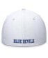 Men's White Duke Blue Devils 2024 On-Field Swoosh Flex Hat