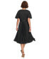 ფოტო #2 პროდუქტის Women's Pleated Fit & Flare Dress