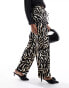 Nobody's Child Melody wide leg trouser in zebra print