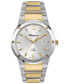 ფოტო #1 პროდუქტის Men's Swiss F-80 Classic Two-Tone Stainless Steel Bracelet Watch 41mm