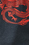 Фото #6 товара Свитшот Koton с капюшоном и драконом
