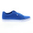 Фото #1 товара DC Anvil TX 320040-BWT Mens Blue Canvas Skate Inspired Sneakers Shoes