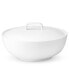 Фото #1 товара Whiteware Covered Vegetable Bowl 68 oz, Created for Macy's