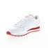 Reebok Classic Leather Mens White Leather Lace Up Lifestyle Sneakers Shoes