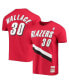 Фото #2 товара Men's Rasheed Wallace Red Portland Trail Blazers Hardwood Classics Player Name and Number T-shirt