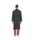 ფოტო #3 პროდუქტის Men's Calf Length Turkish Terry Robe