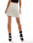 Фото #2 товара Vero Moda notch front mini skirt in stone