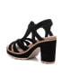 Фото #3 товара Women's Suede Heeled Platform Sandals By