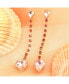 ფოტო #2 პროდუქტის Women's Sleek Drop Earrings