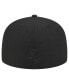 Фото #4 товара Men's Black Chicago White Sox Satin Peek 59FIFTY Fitted Hat