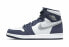 Кроссовки Nike Air Jordan 1 Retro High COJP Midnight Navy (2020) (Белый, Синий)