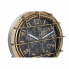 Фото #3 товара Настольные часы DKD Home Decor Карта Мира 22 x 17 x 29 cm Стеклянный Серебристый Чёрный Позолоченный Белый Железо (2 штук)