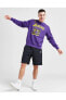 Фото #3 товара Los Angeles Lakers Erkek Mor Basketbol Sweatshirt DN4718-508