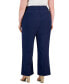 Фото #2 товара Plus and Petite Plus Size Curvy Bootcut Pants, Created for Macy's