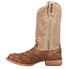 Фото #3 товара Durango Exotic Tobacco Pirarucu Western Square Toe Cowboy Mens Size 11.5 W Casu