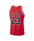 Фото #3 товара Men's Michael Jordan Chicago Bulls 1997-98 Hardwood Classics Authentic Player Jersey