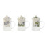 Cup with Tea Filter DKD Home Decor Blue White Green Crystal Porcelain 300 ml (3 Units)