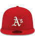Фото #3 товара Головной убор для мужчин New Era красный Oakland Athletics Logo белый 59FIFTY Fitted Hat