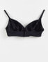 Puma soft padded t-shirt bra in black