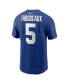 Фото #4 товара Men's Kayvon Thibodeaux Royal New York Giants Player Name and Number T-shirt
