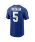 Men's Kayvon Thibodeaux Royal New York Giants Player Name and Number T-shirt