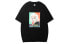 HIPANDA 致敬爱因斯坦印花T恤 女款 黑色 / Футболка HIPANDA T featured_tops - Модель T-Shirt,