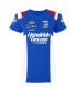 Фото #3 товара Women's Blue Kyle Larson HendrickCars.com Uniform T-Shirt