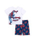 Фото #1 товара Little Boys 2PC Pajama Shorts Set