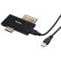 Фото #6 товара Hama 00181018 - MS Duo - MS PRO Duo - MS PRO Duo HS - MicroSD (TransFlash) - MicroSDHC - MicroSDXC - SD - SDHC - SDXC - Black - USB 3.2 Gen 1 (3.1 Gen 1) - 903 mm - 90 mm - 503 mm