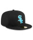 Фото #2 товара Men's Black Chicago White Sox 2024 Father's Day 59FIFTY Fitted Hat