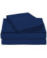 Фото #1 товара University 4 Piece Light Blue Solid Twin Xl Sheet Set