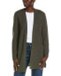 Eileen Fisher Long Cardigan Women's Green Xxs