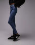 Topshop Tall high riseJamie jeans in mid blue