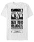 Фото #1 товара Harry Potter Men's Lucius Malfoy Death Eaters Caught Poster Short Sleeve T-Shirt