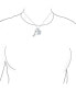 ფოტო #2 პროდუქტის Love Lock And Key Heart CZ Accent Charm Pendant Necklace For Women For Girlfriend .925 Sterling Silver