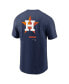 Фото #4 товара Men's Navy Houston Astros Over the Shoulder T-shirt
