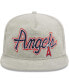 Фото #3 товара Men's Gray Los Angeles Angels Corduroy Golfer Adjustable Hat