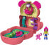 Polly Pocket Spinning Fun Box with Small Doll, Animal Figure and Hidden Surprises, Great Gift for Children Aged 4+