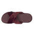 Puma Platform Velvet Slides Womens Burgundy Casual Sandals 380675-01