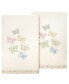 Фото #1 товара Textiles Turkish Cotton Mariposa Embellished Bath Towel Set, 2 Piece