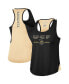 Фото #1 товара Women's Black UCF Knights Sachs 2-Hit Scoop Neck Racerback Tank Top