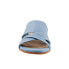 Фото #3 товара Softwalk Taraz S2320-443 Womens Blue Wide Leather Slip On Strap Sandals Shoes 7