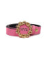 Versace Jeans Couture Leather Belt Women's Pink 75 - фото #1