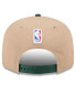 Фото #2 товара Men's Tan/Hunter Green Milwaukee Bucks 2024 NBA Draft 9FIFTY Snapback Hat