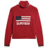 Фото #2 товара Свитер Superdry Americana Knit Roll Neck Risk Red