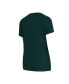 ფოტო #3 პროდუქტის Women's Green, Black Michigan State Spartans Arctic T-shirt and Flannel Pants Sleep Set