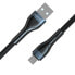 Фото #2 товара 4smarts 540422 - 1 m - USB A - Micro-USB A - USB 2.0 - 480 Mbit/s - Black - Grey