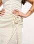 Фото #8 товара Vero Moda Tall wrap tie midi skirt in white