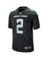 ფოტო #2 პროდუქტის Big Boys Zach Wilson Black New York Jets Game Jersey